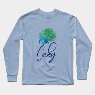 Cocky Peacock Long Sleeve T-Shirt